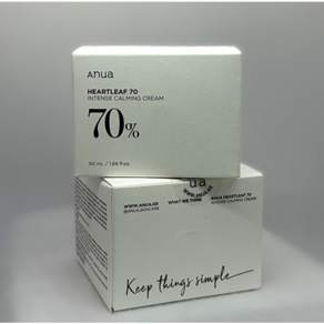 ANUA 아누아 어성초 70 인텐스 카밍 크림 50ml, 1개