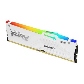 Kingston FURY 비스트 화이트 RGB 64GB(2x32GB) 5600MT/s CL40 DDR5 XMP DIMM  적외선 동기화  FURY CTRL 소프트웨어  오버클, 32GB_5600MT/s