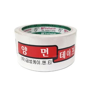 금성 양면테이프 24mm x 10M 2개입, 2개