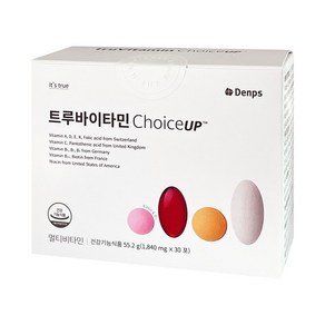 덴프스 트루바이타민 Choice UP 초이스업 1840mg X 30포 1박스, 30회분, 1개