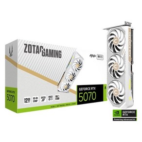 [ZOTAC] GAMING 지포스 RTX 5070 AMP White D7 12GB