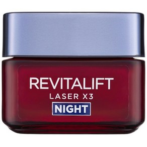 로레알 파리 리바이탈리프트 레이저 x3 나이트 크림 마스크 50ml L'Oeal Pais Revitalift Lase x3 Night Ceam Mask 50ml, 3개