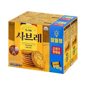 해태 사브레 2번들 (252g 2개가 한묶음), 1개, 504g