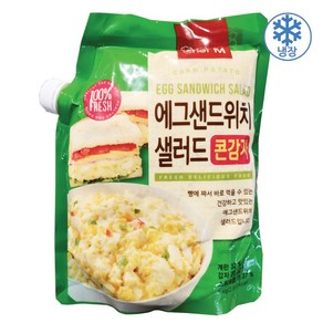 쉐프엠 짜먹는 콘감자 에그 샐러드, 아이스팩 포장, 1kg, 1개