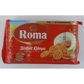 킹푸드 인도네시아 과자 켈라파 로마 코코넛 비스킷 300g Indonesian snack Kellapa Roman Coconut Biscuit, 1개