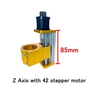 CNC 3018 Z축 모듈 적용 Nema1752 4257 스테퍼 모터 스핀들 홀 52mm 알루미늄 슬라이딩 테이블 조각 기계 액세서리, 1개