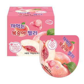 까먹는 복숭아 젤리 48g x 20개 (10개x2볼) 망고맛 젤리, 480g, 1개