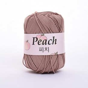 삼남뜨개실 7+1 PEACH 피치실 80g 30컬러 소품실 가방실, PEACH 80g 8 딥 베이지, 1개