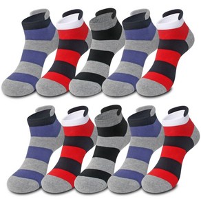 남자 바닥 도톰한 쿠션 링글하이팩 스니커즈 발목 양말 10켤레 발목보호 작업 아웃도어 socks