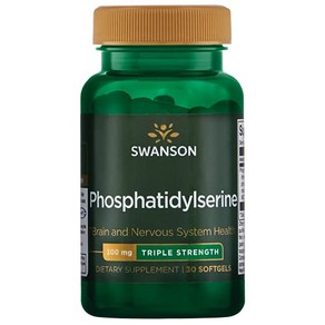 스완슨 포스파티딜세린 300mg Swanson 30캡슐, 1개, 30정