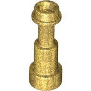 레고 부품 소품 망원경 Peal Gold Minifig Utensil Telescope 4538126 64644, 1개