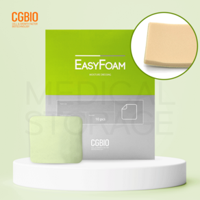 대웅제약 시지바이오 이지폼 메디폼 화상 상처 EASYFOAM 10매 (사이즈 규격 및 두께 선택가능), 1개