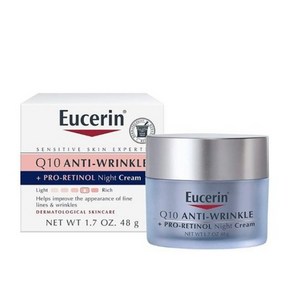 [EUCERIN] 유세린 Q10 안티 링클 페이스 나이트 크림 48g, 1개