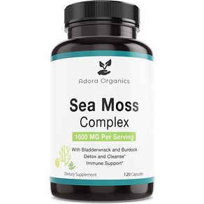 sea moss 바다 이끼 종합 영양제 1600mg 120캡슐