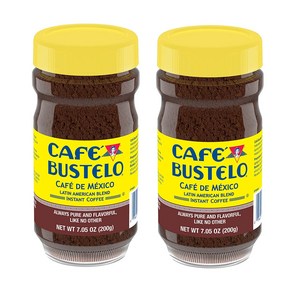 Cafe Bustelo Mexican Instant Coffee 7.05 Oz (Pack of 2) Cafe Bustelo 멕시칸 인스턴트 커피 7.05온스(2팩), 2개, 199g