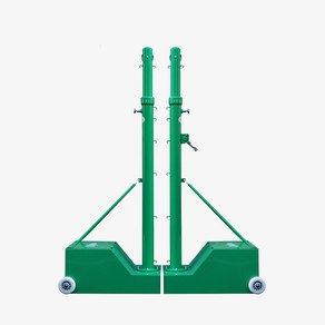 배드민턴 지주대 이동식 족구 네트, 초록, 1세트