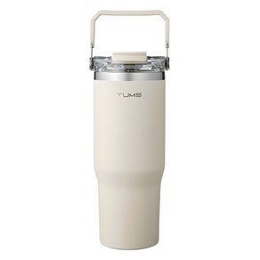 텀스 투게더 핸들 텀블러, 크림화이트, 900ml, 1개