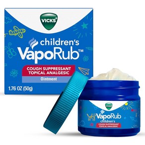 빅스 베이포럽 바포럽 오인트먼트 Vicks Vapo Rub, 3. 50g 어린이용 (Childen's), 1개, 50g