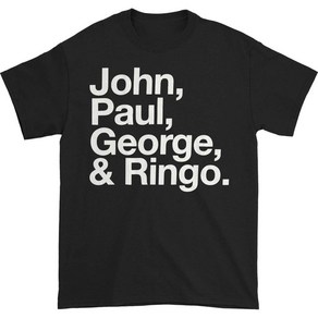 ROCKPANDA Beatles John Paul Geoge & Ringo 반팔티