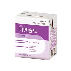 대상웰라이프 이엔솔브 300TF 200mlX60팩/환자영양식/균형영양식/뉴케어, 60개, 200ml