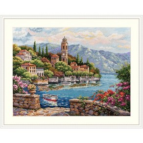 Merejka Cross Stitch Kit/Lago di Como-K-175