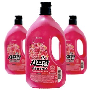 샤프란 구연산플러스 핑크페스티벌 1000ml 섬유유연제, 1L, 1개