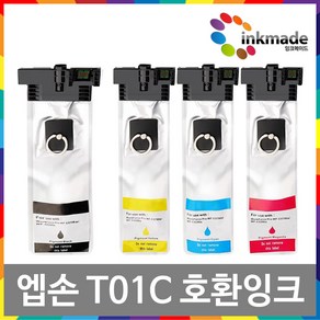 엡손 T01C 호환잉크 WF-C579R T01C100 T01C200 T01C300 T01C400, 2. T01C 파랑 호환잉크, 1개