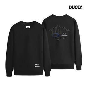 듀클라이 M~4XL 빅사이즈 자수 맨투맨 DUC-704