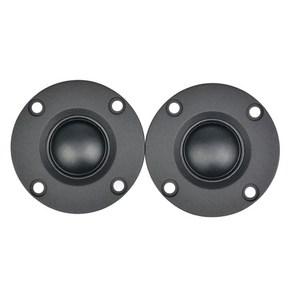 2pcs 트위터 1.5inch 6ohm 30w 돔 실크 필름 Tweete Hifi Teble 스피커 오디오 스피커 방열판, 하나, 검은 색