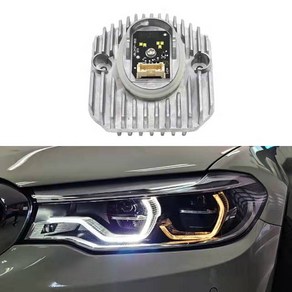 BMW 5시리즈 G30헤드라이트 엔젤아이 LED 링마커 모듈 헤드램프 라이트, 선택1. 운전석_LH 63117214939, 1개