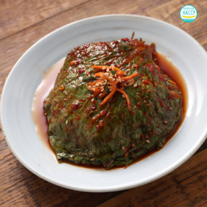 밥도둑 반찬단지 양념 깻잎 무침, 1개, 500g