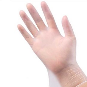 바디 살롱 일회용 바디용 뷰티 오일 PVC 장갑 마사지 특수 발 라텍스장갑, 100개, 소(S)