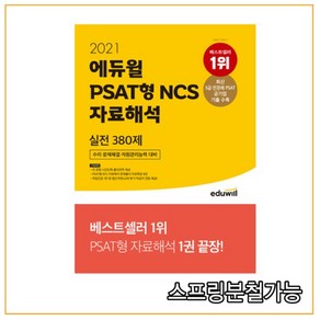2021 에듀윌 PSAT형 NCS 수리 문제해결 자원관리능력 대비 자료해석 실전 380제, 분철안함