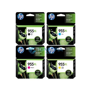 HP 정품잉크 NO.955XL HP8710 HP8720 HP7740, 05_NO.955XL 대용량 4색세트, 1개