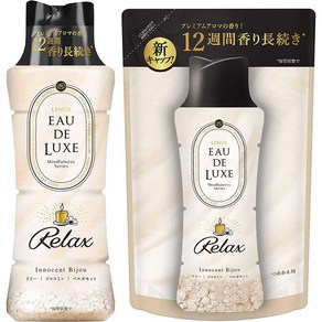 레노아 섬유 유연제 릴렉스 이노센트 비쥬 520mL+ 리필 455mL, 2개