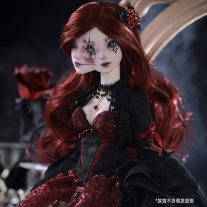 양면구체관절인형40cm 메이크업 풀세트 1/4 Gothic BJD Doll구관44cm