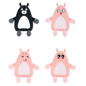 보물 곰 캐릭터 자동차 송풍구 스마트폰 거치대, 울보곰, 1개