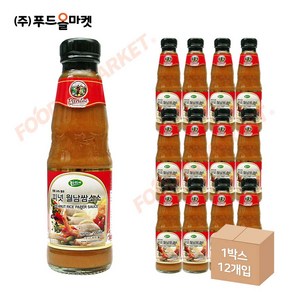 푸드올마켓_ 판타이 피넛 월남쌈소스 200ml 한박스 (200ml x 12ea), 판타이 피넛 월남쌈소스 200ml 한박스 x 12ea, 12개