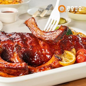 쿠우쿠우 BBQ 스파이시 폭립 바비큐 450g, 1개