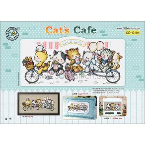 십자수센스 고양이카페-Cat's Cafe(so-G104) 도안가격, 1개