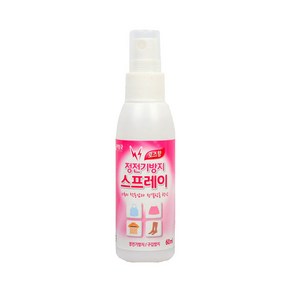 리빙굿 정전기방지 스프레이 로즈향 본품, 60ml, 10개