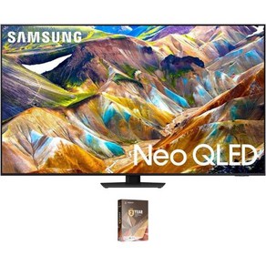 SAMSUNG QN85QN85DBFXZA 85인치 네오 QLED 4K 스마트 TV 돌비 애트모스와 5년 호박 보호 계획 2024, 55, 2 Yea