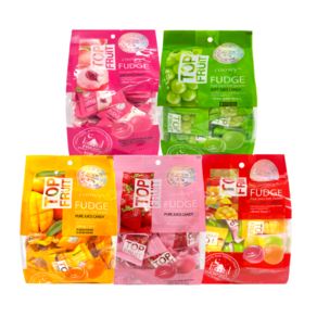 COOWY 쿠위 탑젤리 베트남 5종(망고+딸기+애플망고+청포도+복숭아) 젤리, 320g × 5개, 5개, 320g