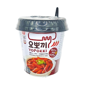 요뽀끼 화끈하고 매운 떡볶이 컵, 120g, 8개