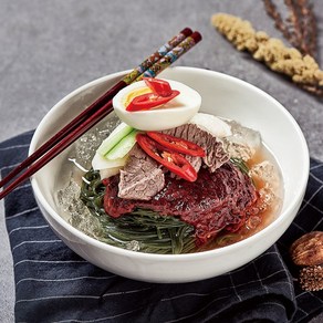 태백 산채냉면 곰취 비빔냉면 400g 5팩 + 양념장 500g + 육수 350g 3팩 (총10인분), 1개