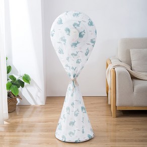 차차미 1+1 방수 선풍기 보관 먼지 커버, 2개, 대형( 60cm*145cm), 고래형