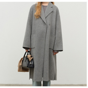 던스트 HANDMADE CASHMERE ROBE COAT UDCO4D231