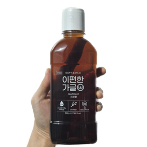 이편한가글 무알콜 약산성 불소 구강청결제 어린이 입냄새제거제 가글, 530ml, 1개