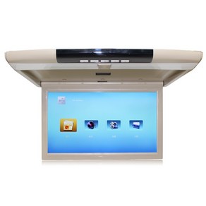 SUV 카니발 팰리세이드 투싼 싼타페 천장 모니터 차량용 tv 15 17 인치, 15인치 MP5+HDMI 베이지 1대