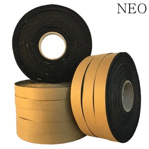 닥트 이음 씰링재 난연 흑색 NEO 바킹 점착 테이프 - 3T-30mm-12m, 1개